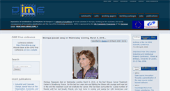 Desktop Screenshot of dime-eu.org